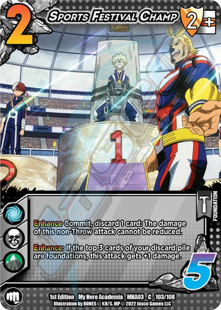 Sports Festival Champ (103) [MHA3] - UniVersus Single