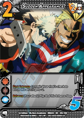 Sudden Appearance (105) [MHA3] - UniVersus Single