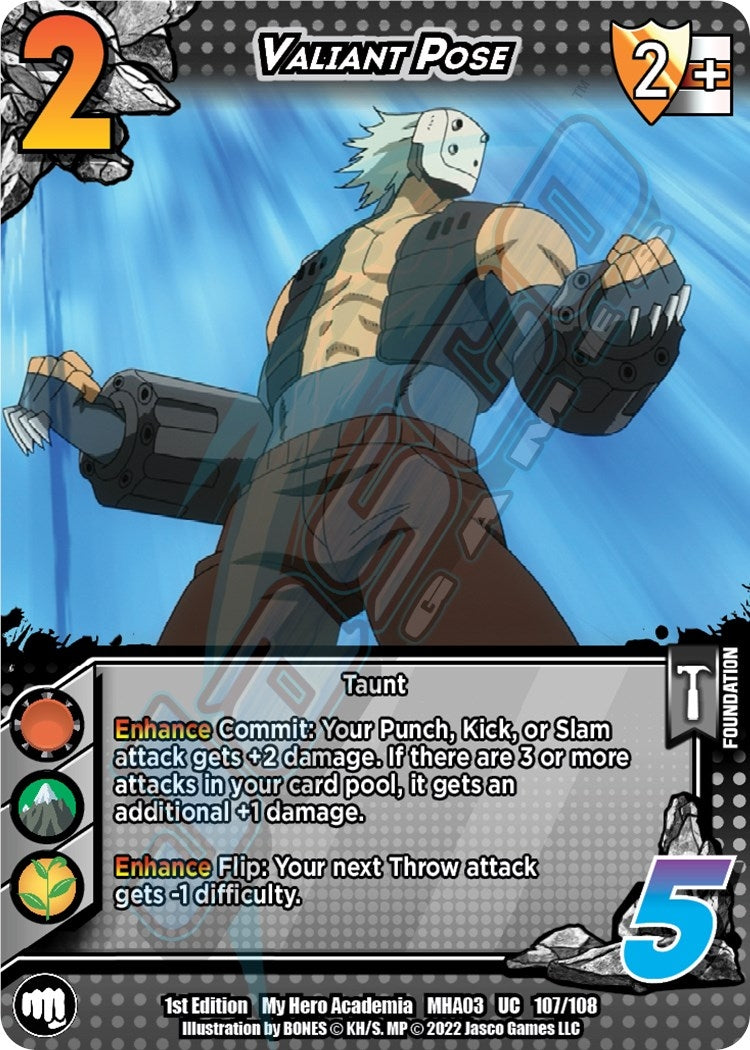Valiant Pose (107) [MHA3] - UniVersus Single