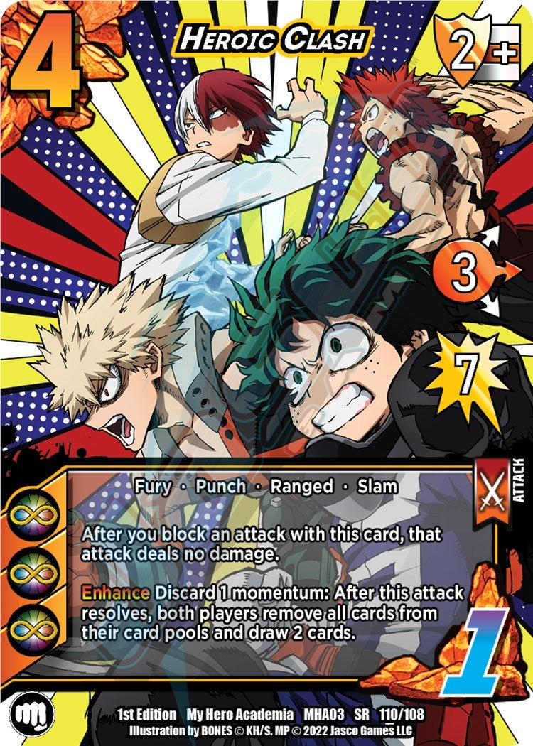 Heroic Clash (110) [MHA3] - UniVersus Single