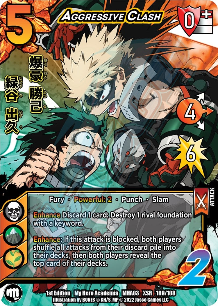 Aggressive Clash (XSR) (109) [MHA3] - UniVersus Single