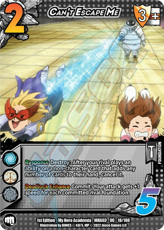 Can’t Escape Me (18) [MHA3] - UniVersus Single