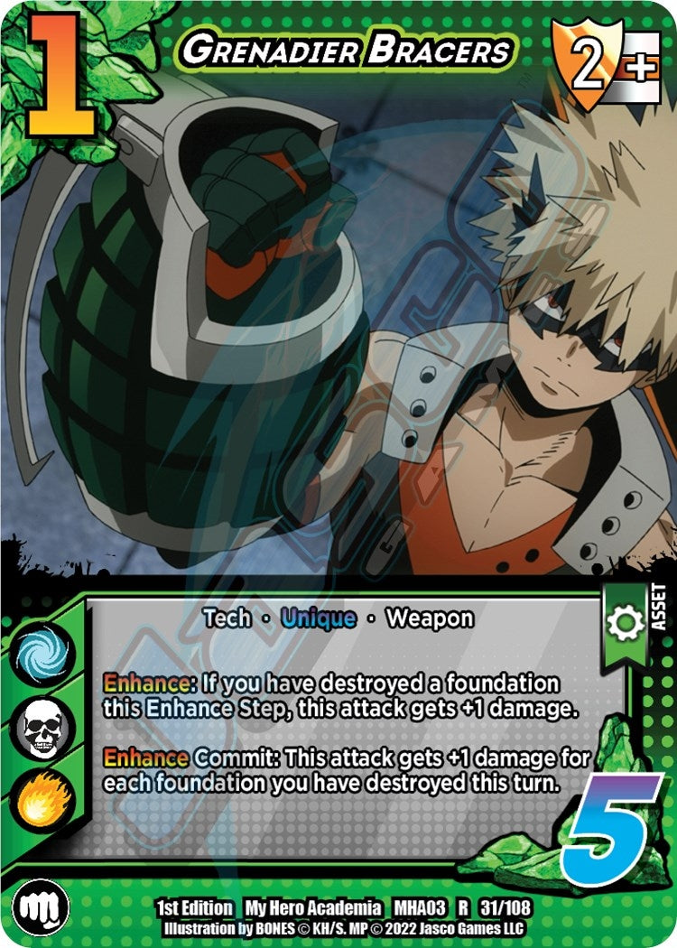 Grenadier Bracers (31) [MHA3] - UniVersus Single