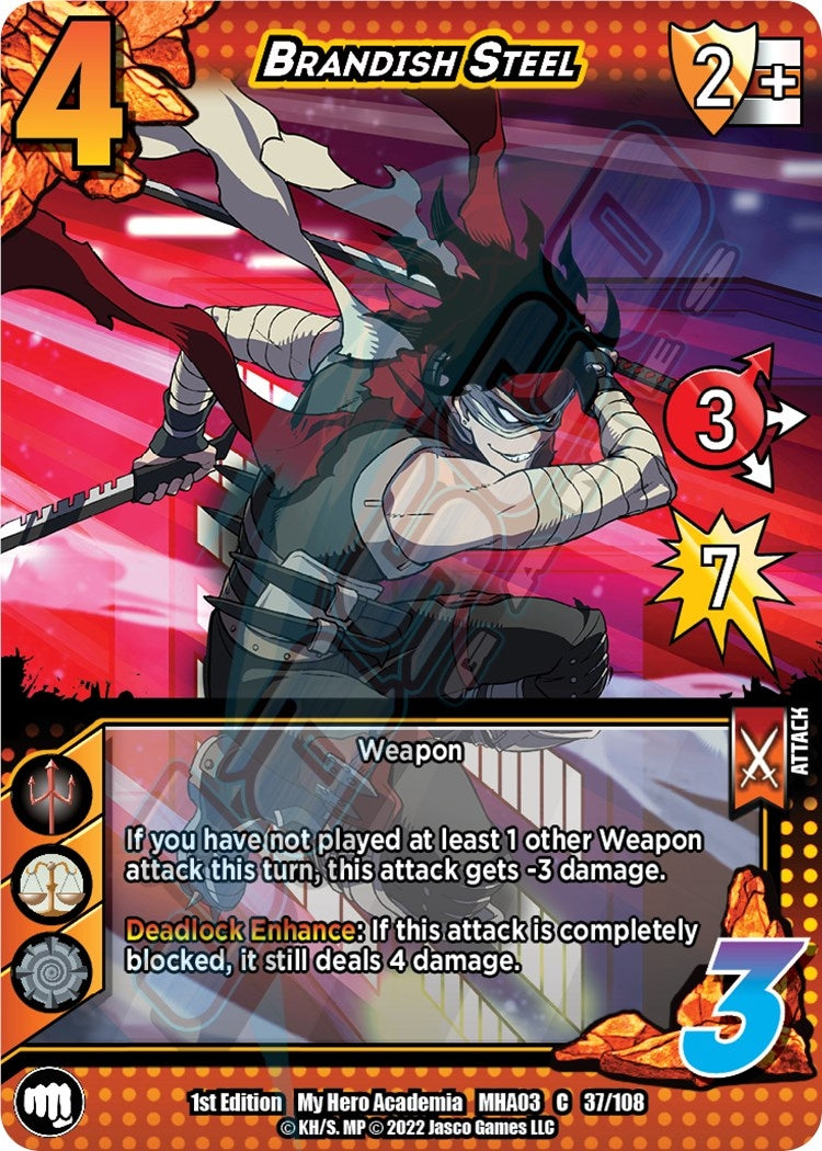 Brandish Steel (37) [MHA3] - UniVersus Single