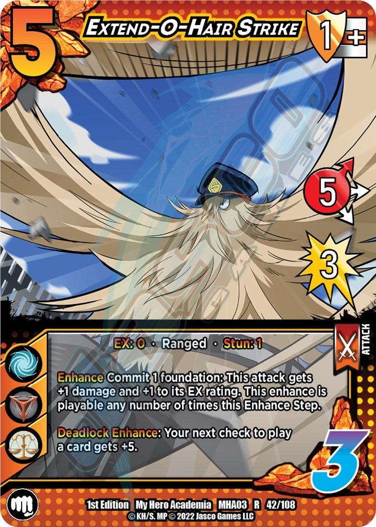 Extend-o-Hair Strike (42) [MHA3] - UniVersus Single