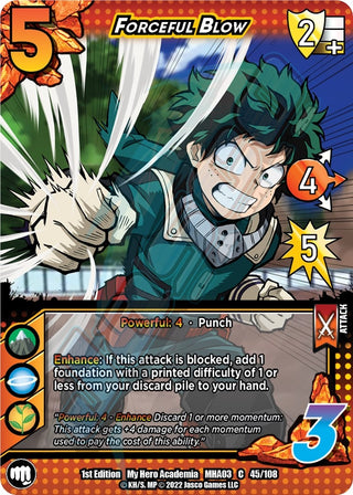 Forceful Blow (45) [MHA3] - UniVersus Single