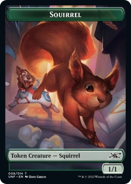 Squirrel // Treasure (012) Double-sided Token (0) [UNF] - MTG Single