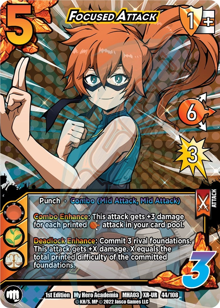 Focused Attack (XR) (44) [MHA3] - UniVersus Single