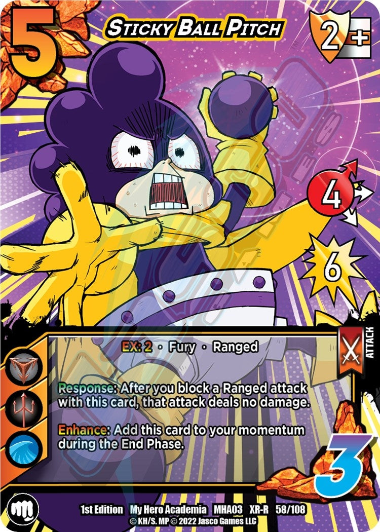Sticky Ball Pitch (XR) (58) [MHA3] - UniVersus Single