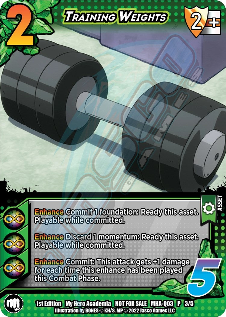 Training Weights (Quirk Pack 3) (335) [MHAP] - UniVersus Single