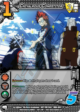 Chivalrous Competitor (Quirk Pack 3) (355) [MHAP] - UniVersus Single