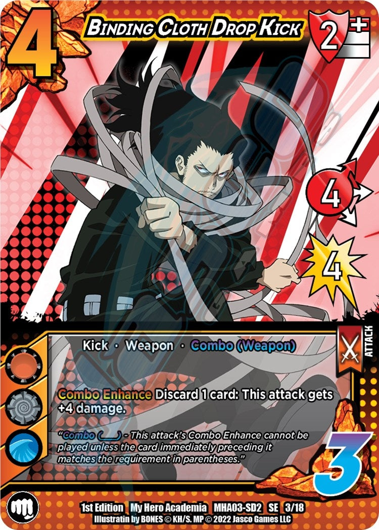 Binding Cloth Drop Kick (3) [MHA3] - UniVersus Single