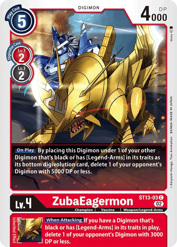 ZubaEagermon (1303) [ST-13] - Digimon Card Game Single