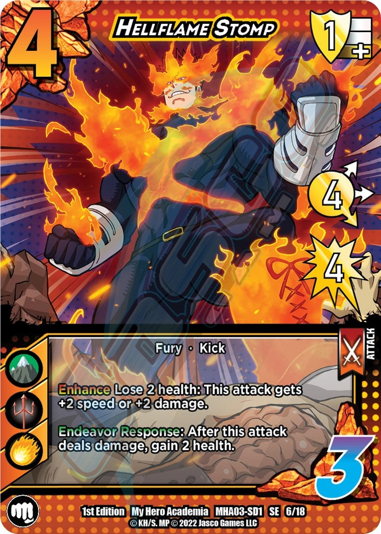 Hellflame Stomp (6) [MHA3] - UniVersus Single