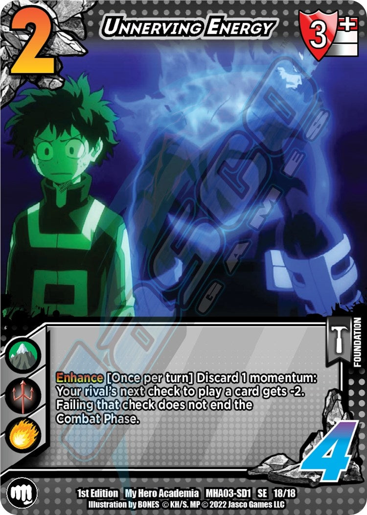 Unnerving Energy (18) [MHA3] - UniVersus Single