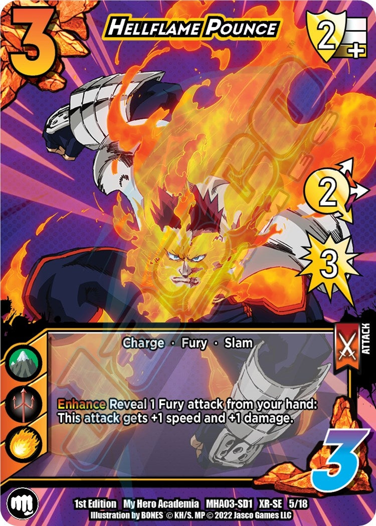 Hellflame Pounce (XR) (5) [MHA3] - UniVersus Single