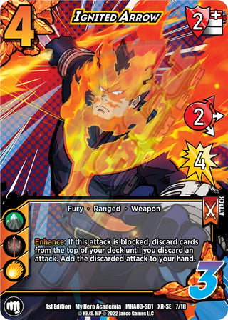 Ignited Arrow (XR) (7) [MHA3] - UniVersus Single