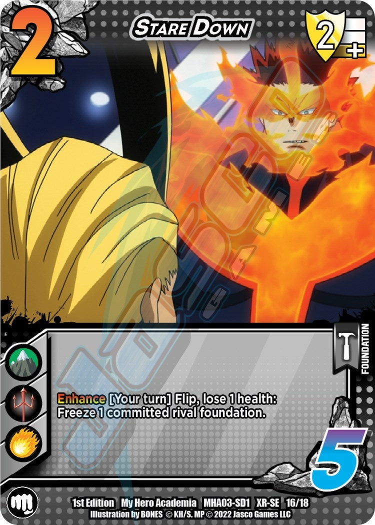Stare Down (XR) (16) [MHA3] - UniVersus Single