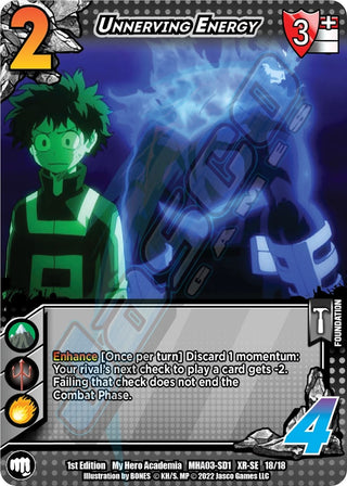 Unnerving Energy (XR) (18) [MHA3] - UniVersus Single