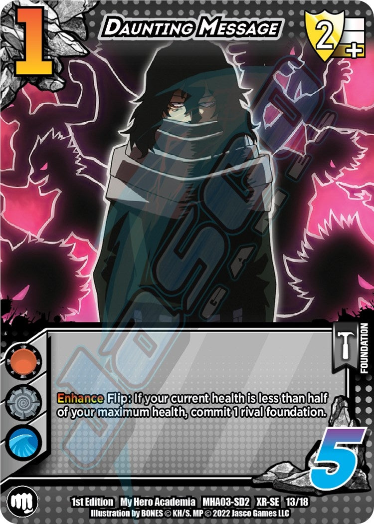 Daunting Message (XR) (13) [MHA3] - UniVersus Single