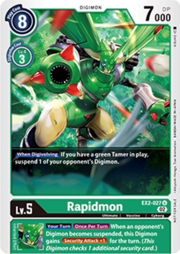 Rapidmon - EX2-027 (Tamer Party Vol. 6 Promo) (2027) [EX02] - Digimon Card Game Single
