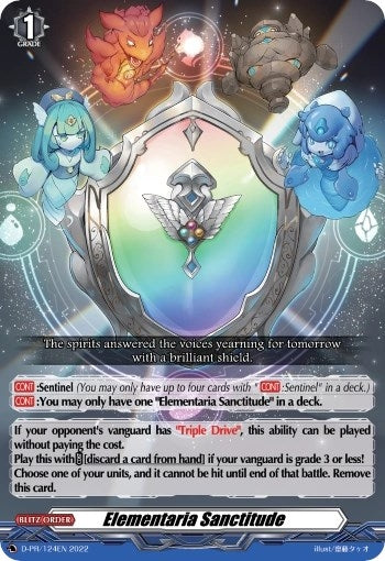 Elementaria Sanctitude (124) (124) [D-PR] - Cardfight Vanguard Single