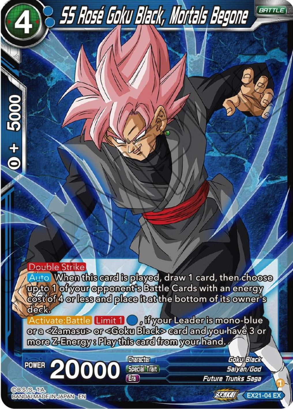 Image for SS Rose Goku Black, Mortals Begone (EX21-04) [DBS-BE21]