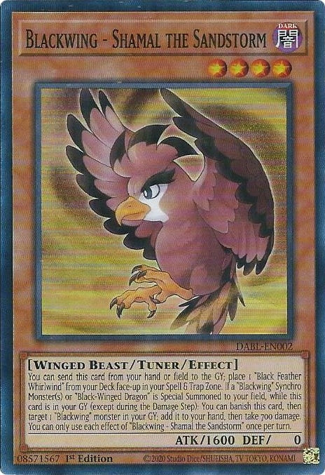 Blackwing - Shamal the Sandstorm (2) (DABL) - YuGiOh Single