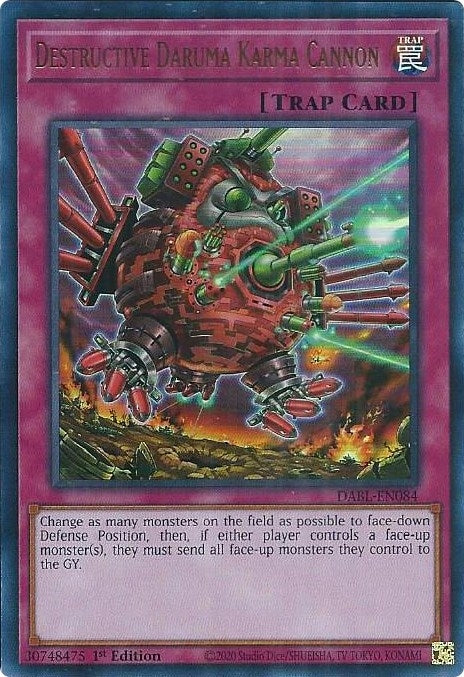 Destructive Daruma Karma Cannon (84) (DABL) - YuGiOh Single