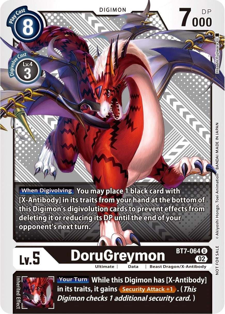 DoruGreymon (Winner Pack Xros Encounter) (7064) [BT07] - Digimon Card Game Single