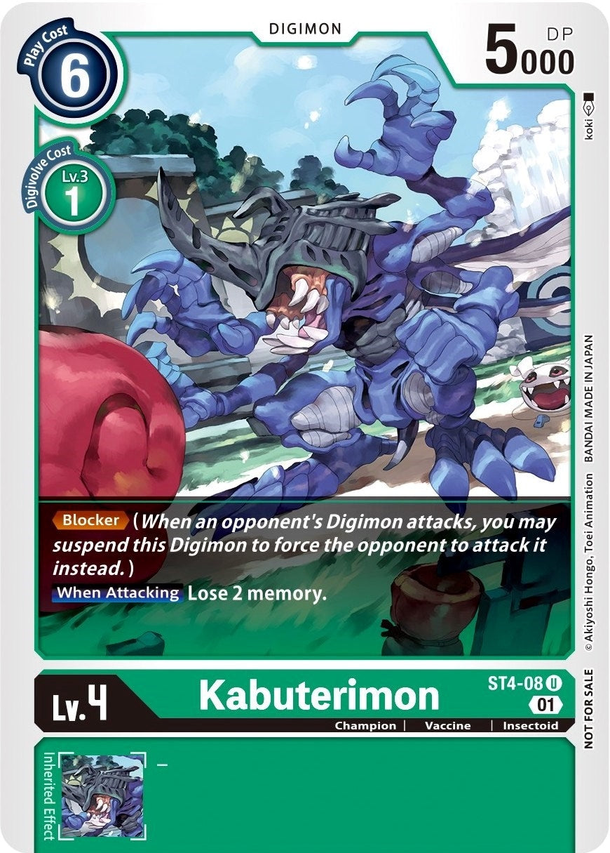 Kabuterimon (Winner Pack Xros Encounter) (408) [ST-4] - Digimon Card Game Single