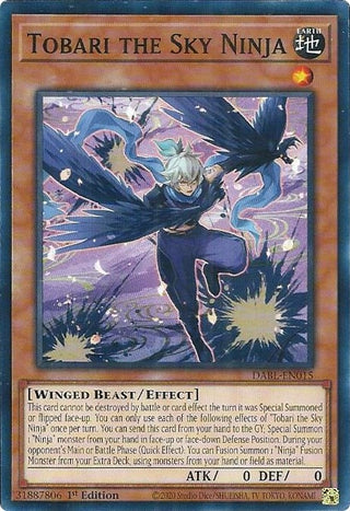 Tobari the Sky Ninja (15) (DABL) - YuGiOh Single