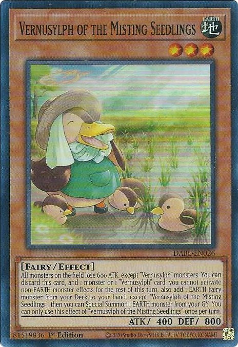 Vernusylph of the Misting Seedlings (26) (DABL) - YuGiOh Single