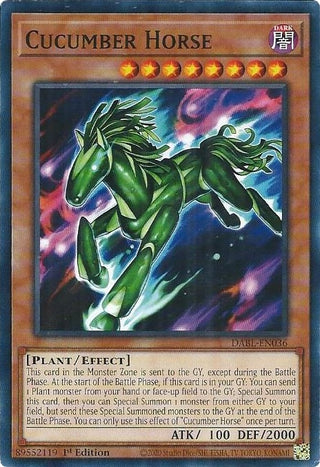 Cucumber Horse (36) (DABL) - YuGiOh Single