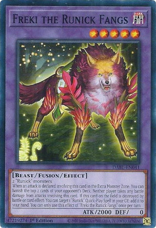 Freki the Runick Fangs (41) (DABL) - YuGiOh Single