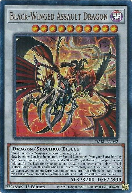 Black-Winged Assault Dragon (42) (DABL) - YuGiOh Single