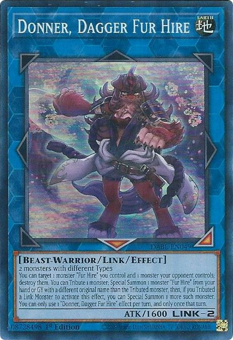 Donner Dagger Fur Hire (49) (DABL) - YuGiOh Single