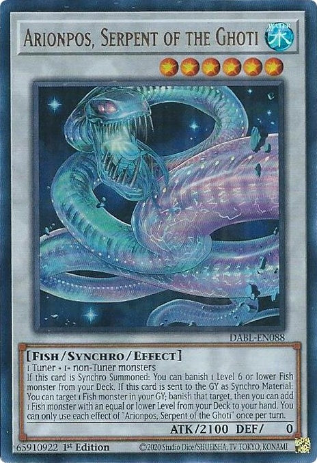 Arionpos Serpent of the Ghoti (88) (DABL) - YuGiOh Single