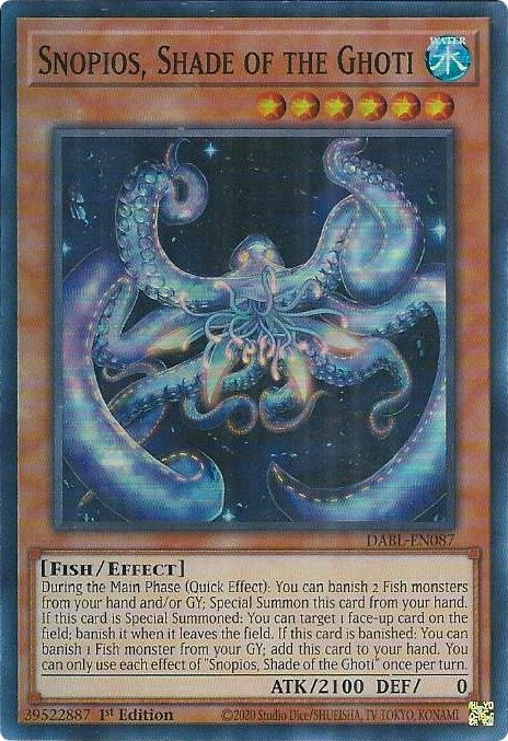 Snopios Shade of the Ghoti (87) (DABL) - YuGiOh Single