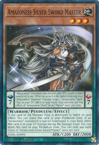 Amazoness Silver Sword Master (94) (DABL) - YuGiOh Single