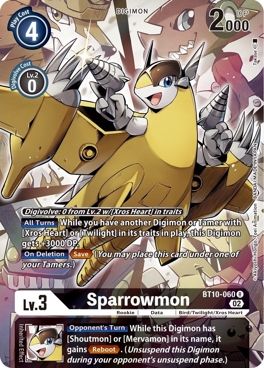 Sparrowmon (Alternate Art) (10060) [BT10] - Digimon Card Game Single