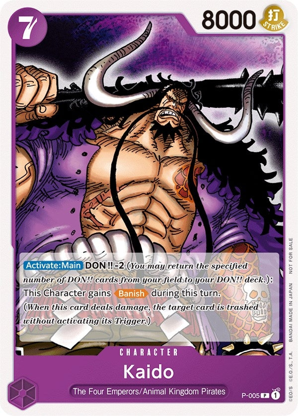 Kaido (Promotion Pack 2022) (5) (OP-PR) - One Piece Card Game Single