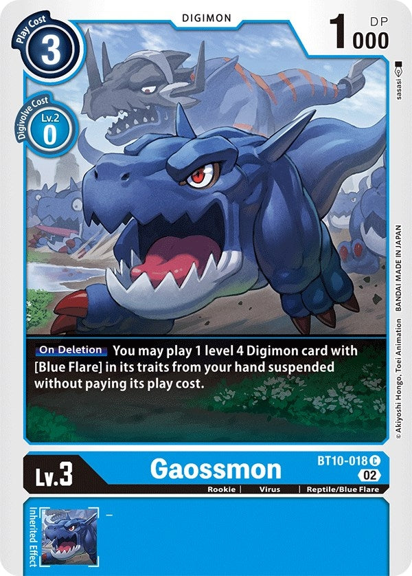 Gaossmon (10018) [BT10] - Digimon Card Game Single
