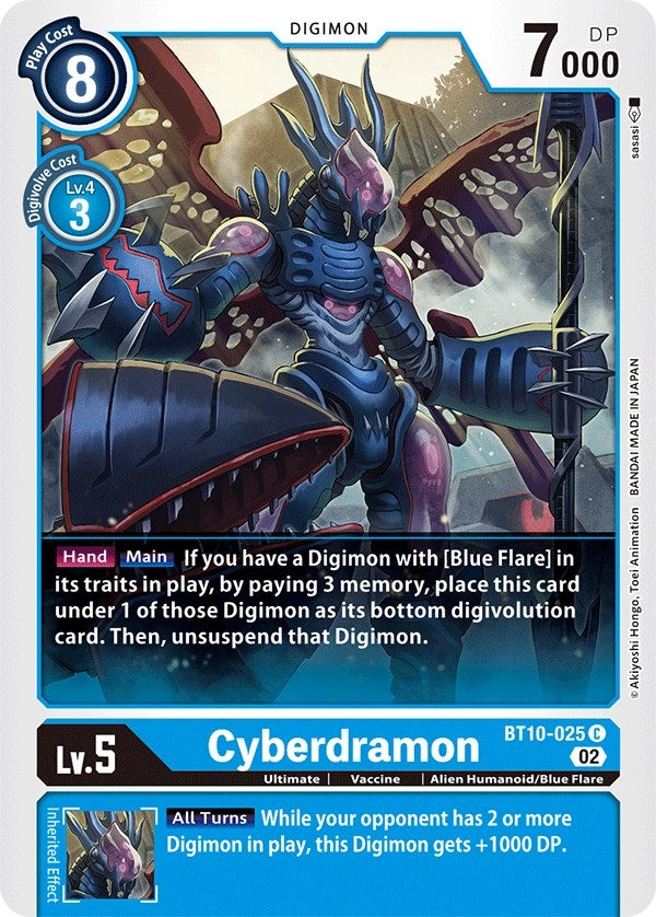 Cyberdramon (10025) [BT10] - Digimon Card Game Single
