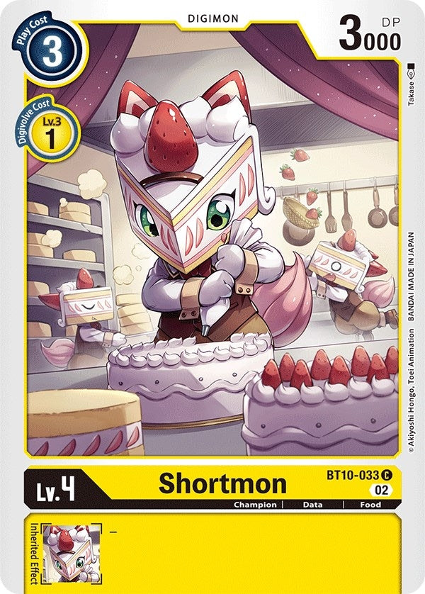 Shortmon (10033) [BT10] - Digimon Card Game Single