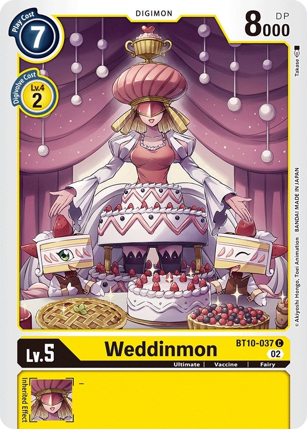 Weddinmon (10037) [BT10] - Digimon Card Game Single