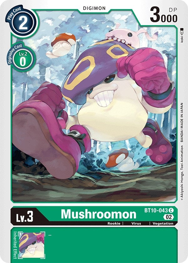Mushroomon (10043) [BT10] - Digimon Card Game Single