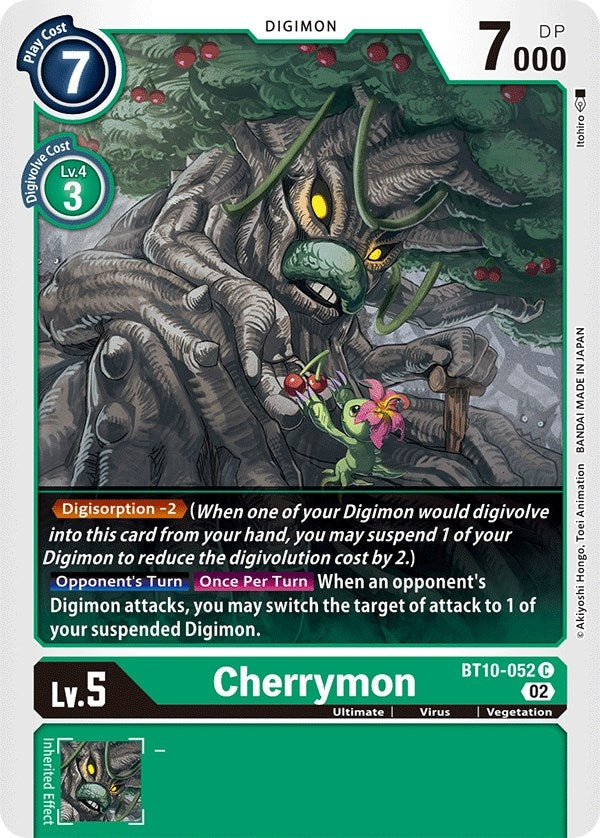 Cherrymon (10052) [BT10] - Digimon Card Game Single