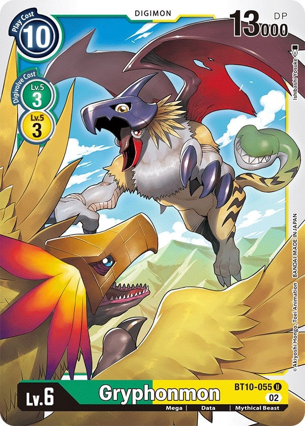 Gryphonmon (10055) [BT10] - Digimon Card Game Single