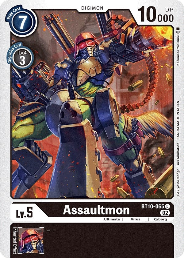 Assaultmon (10065) [BT10] - Digimon Card Game Single